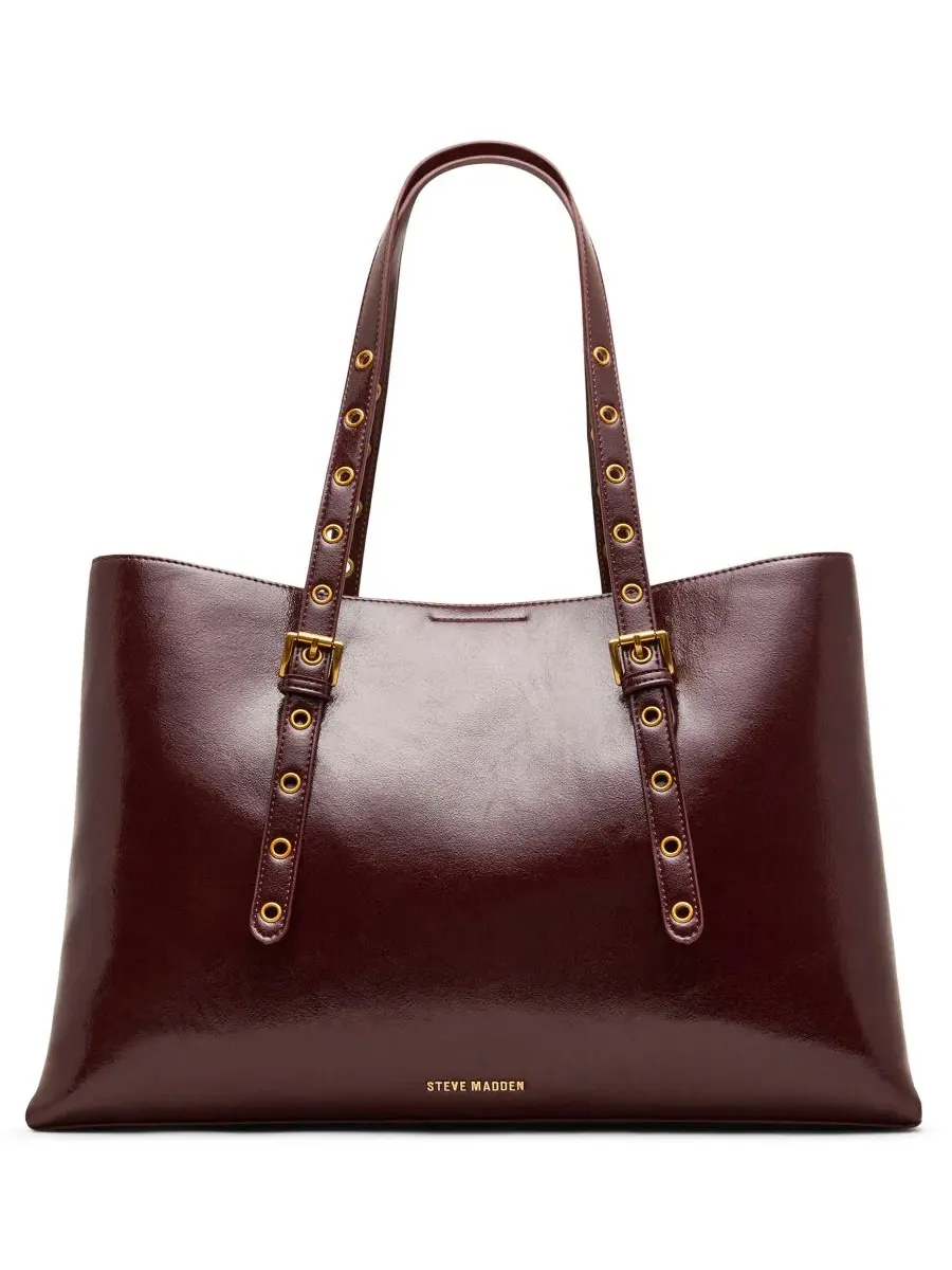Сумка-шопер Steve Madden Haley Grommet Extra-Large Tote — изображение 2 из 6, красный