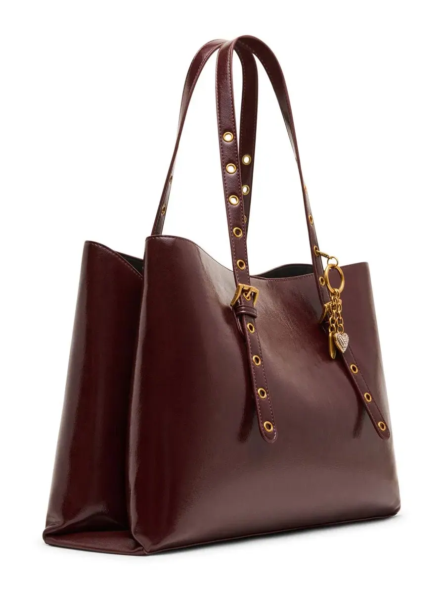 Сумка-шопер Steve Madden Haley Grommet Extra-Large Tote — изображение 3 из 6, красный