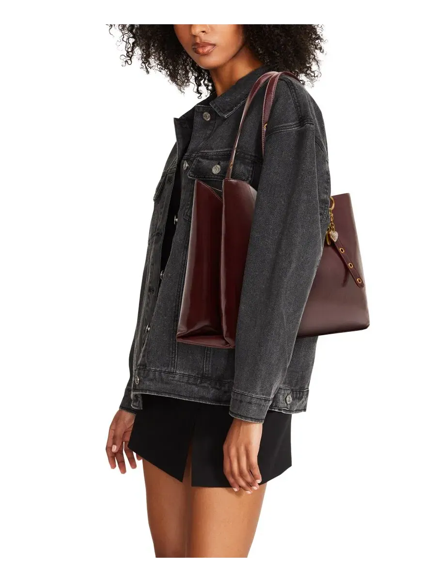 Сумка-шопер Steve Madden Haley Grommet Extra-Large Tote — изображение 6 из 6, красный