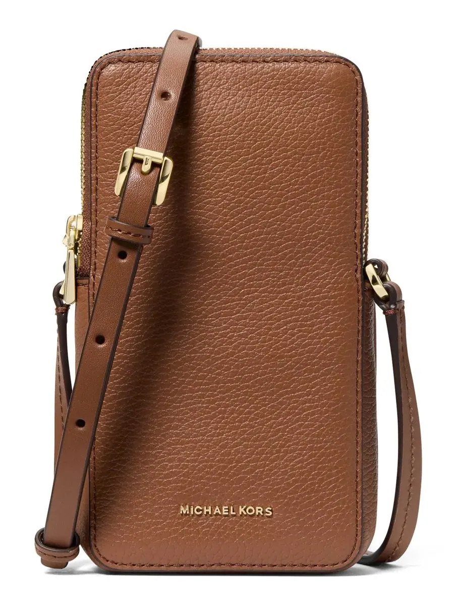 Сумка женская кросс-боди 100% кожа Michael Kors — изображение 1 из 4, коричневый