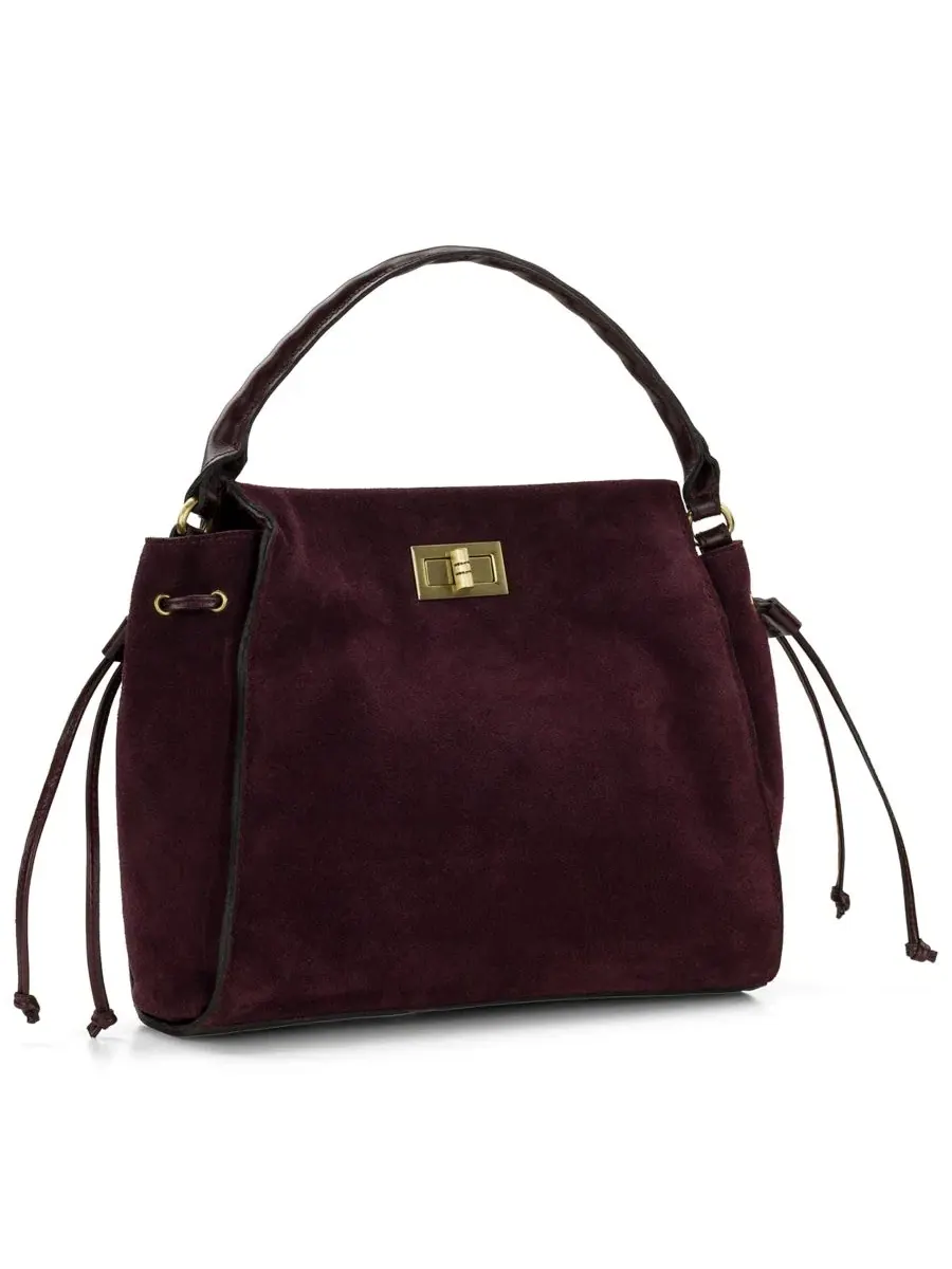 Сумка-шопер с верхней ручкой Loenen Small Shoulder Handbag Patricia Nash — изображение 3 из 5, сливавый