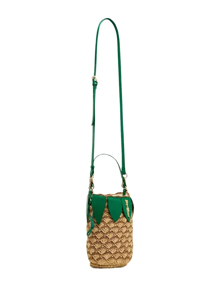 Мини-сумка через плечо с плетением Fellin Pine Betsey Johnson — изображение 3 из 6, прозрачный
