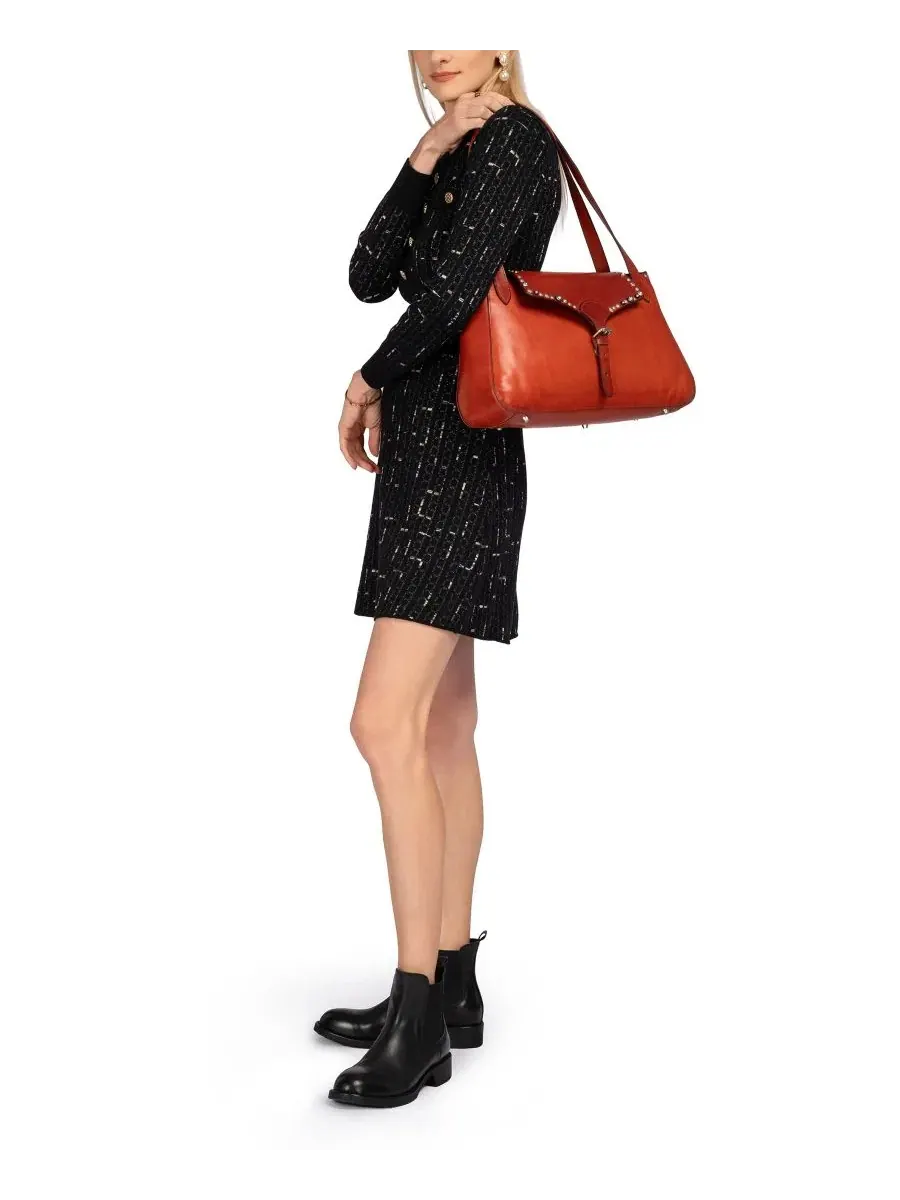 Сумка через плечо Monarda Extra-Large OLD TREND — изображение 6 из 7, коричневый