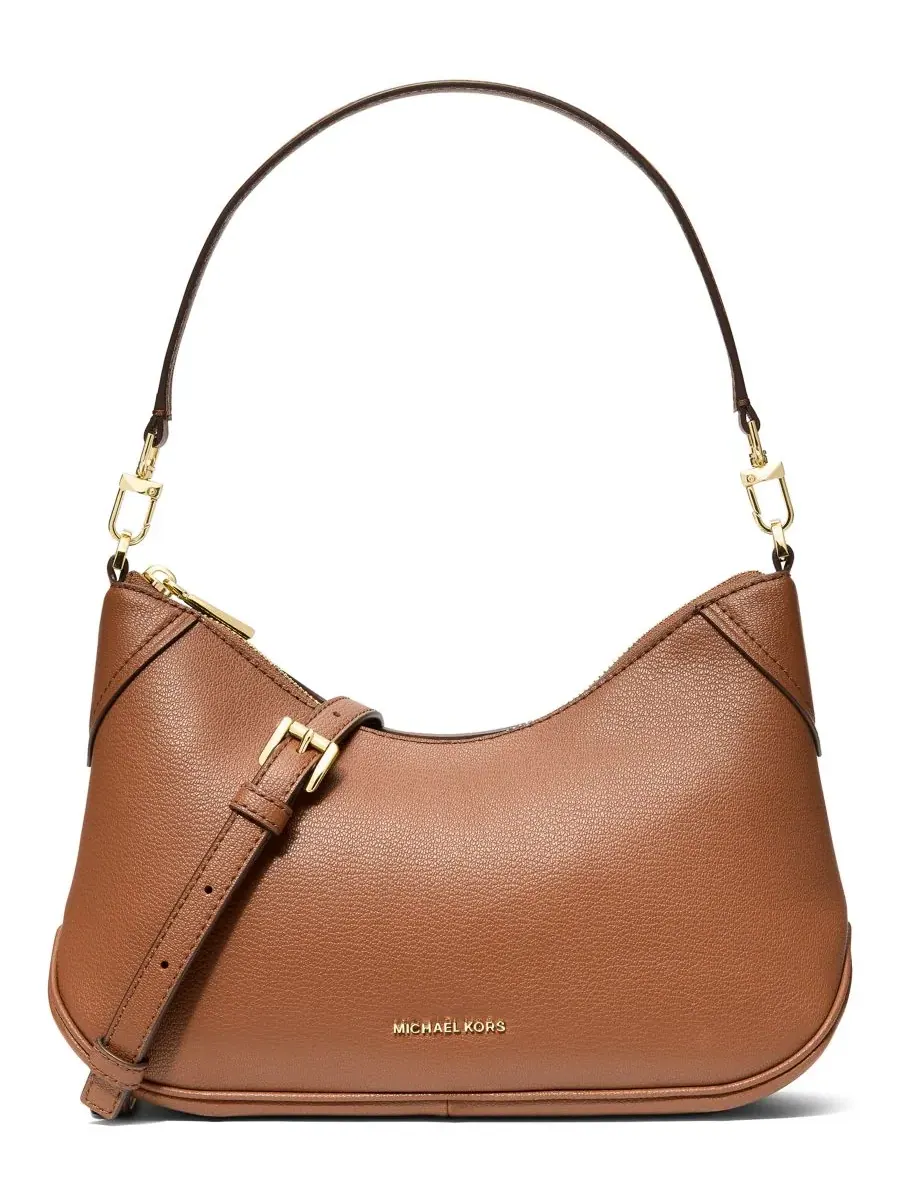 Сумка женская малая клатч Michael Kors Jet Set Convertible Pouchette — изображение 1 из 3, коричневый