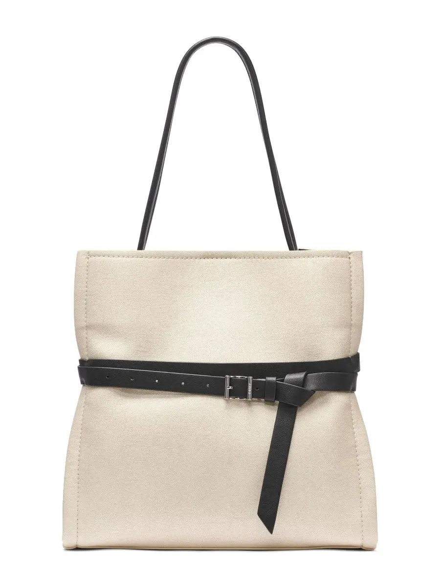Сумка-ведро Bridie среднего размера DKNY — изображение 1 из 6, натуральный/черный