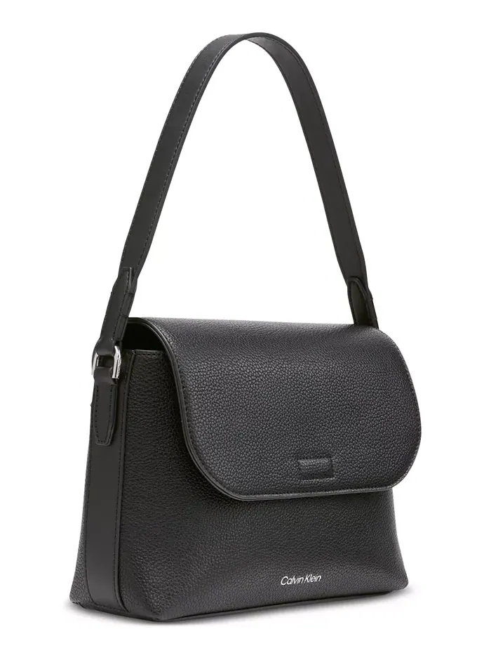 Сумка Calvin Klein Millie через плечо — изображение 3 из 8, черный/серебристый