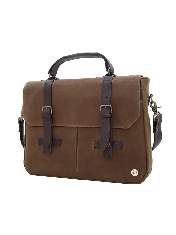 Вощеная сумка Cortelyou Manhattan Portage — бежевый