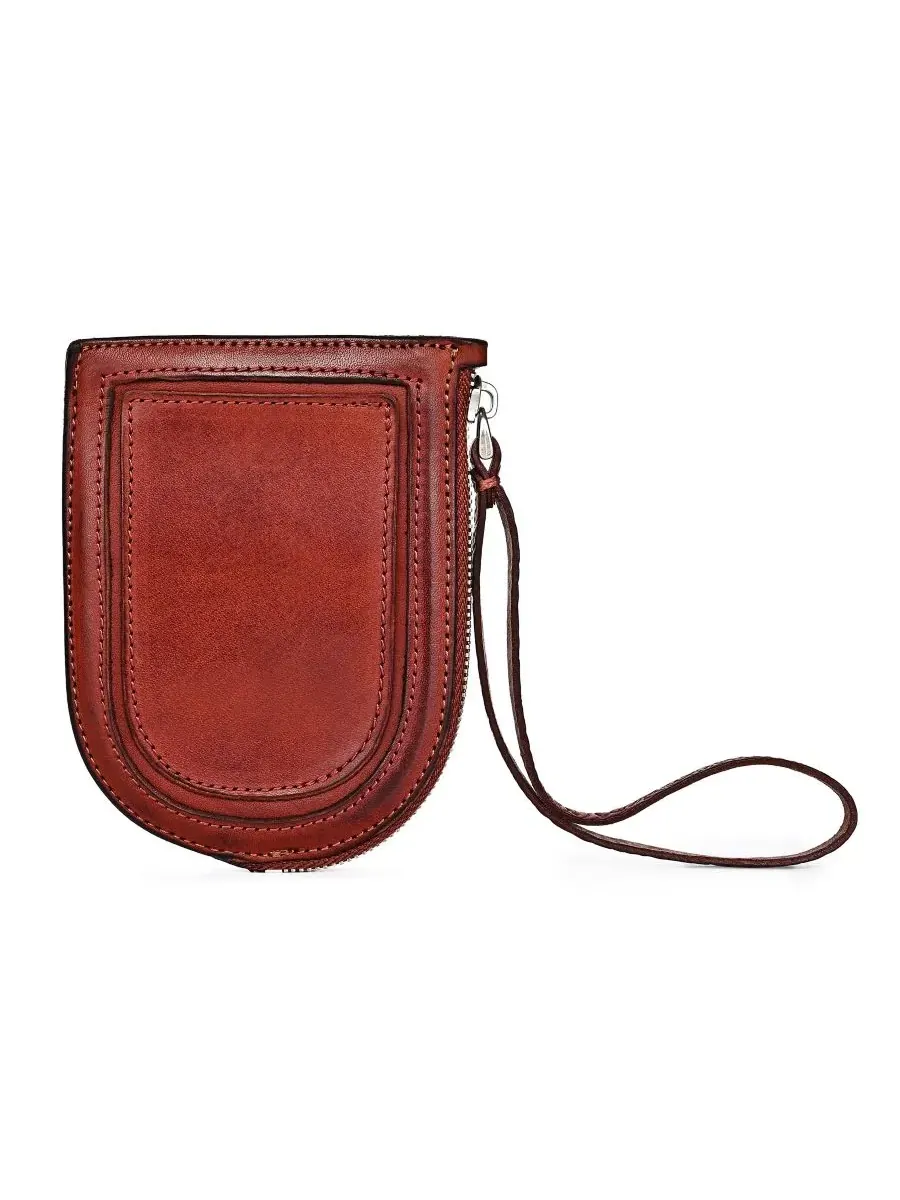 Визитница-кошелек из натуральной кожи Lily Traveler Mini OLD TREND — изображение 2 из 6, коричневый
