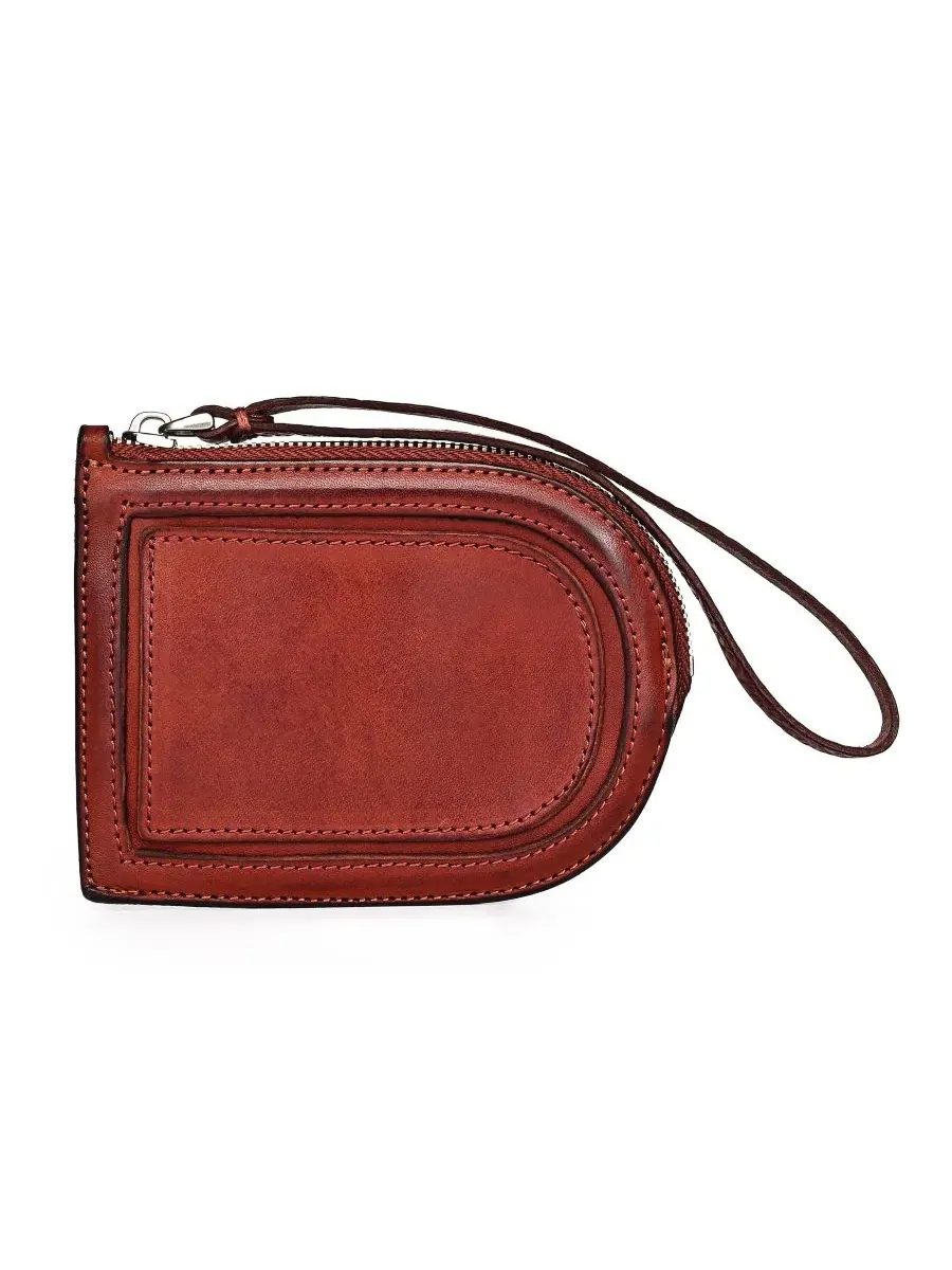 Визитница-кошелек из натуральной кожи Lily Traveler Mini OLD TREND — изображение 4 из 6, коричневый