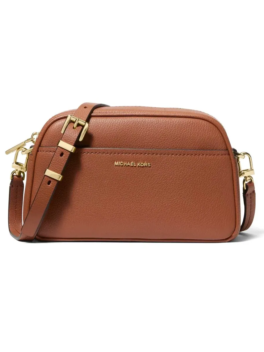 Сумка малая 100% кожа Michael Kors Jet Set Camera — изображение 1 из 3, коричневый