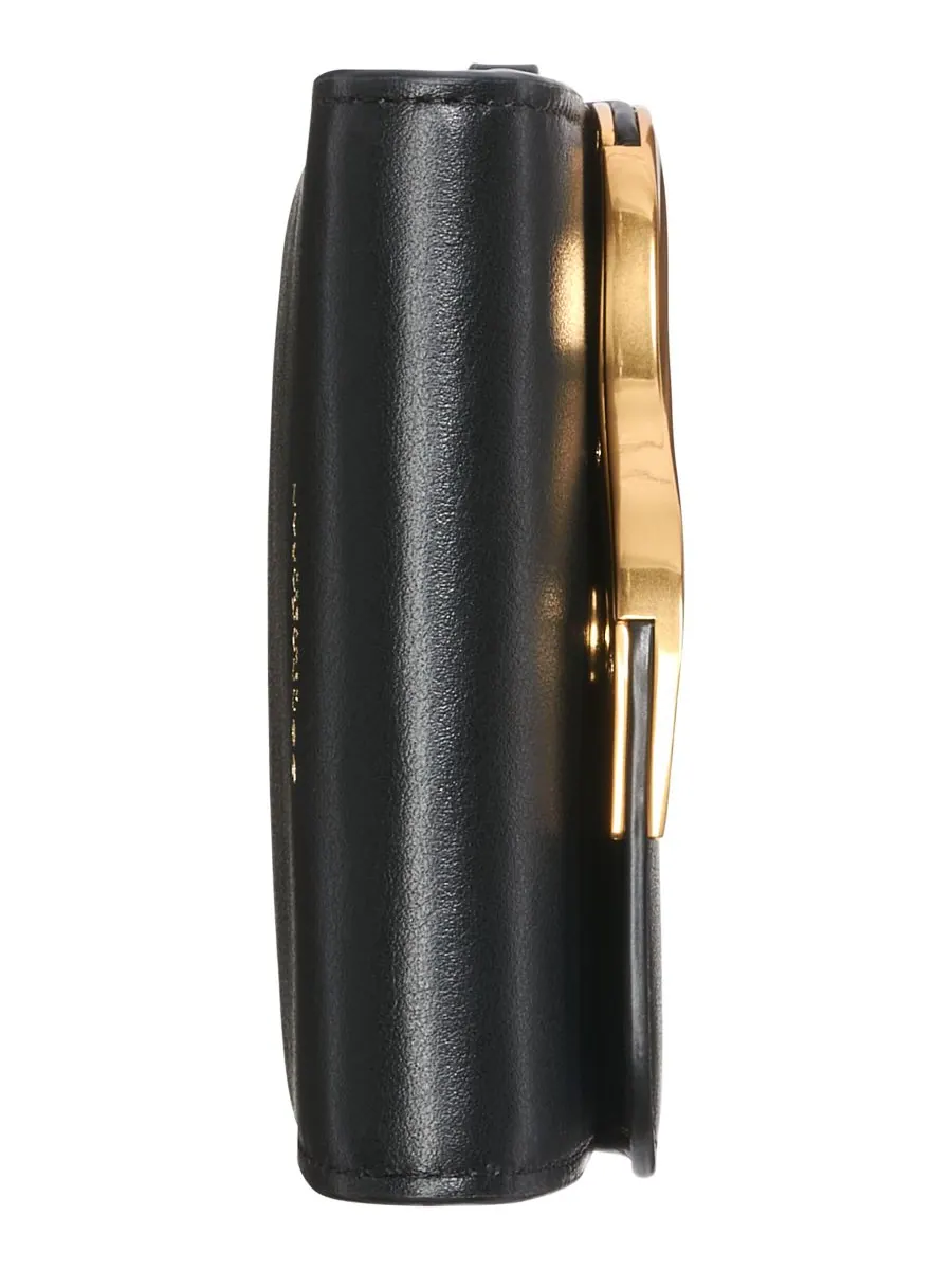 Женский кошелек Malverne String Wallet Donna Karan New York — изображение 6 из 8, черный/золотистый