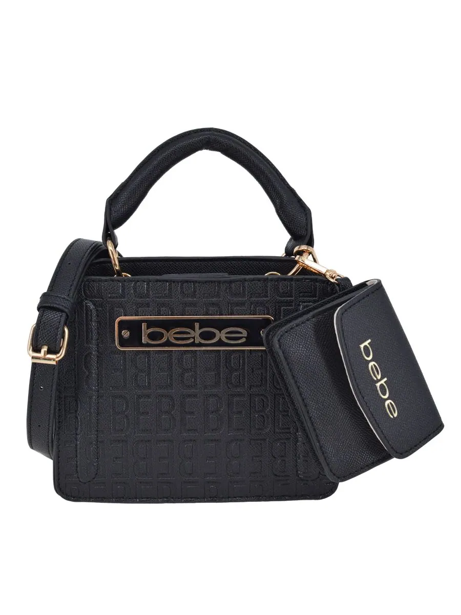 Женская мини-сумка-портфель Thea Bebe — изображение 1 из 4, черный