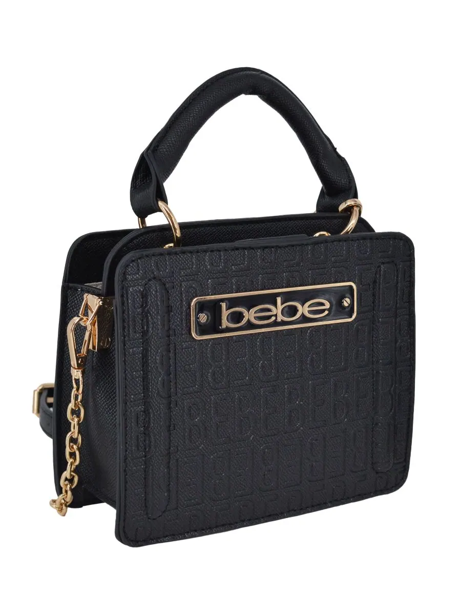 Женская мини-сумка-портфель Thea Bebe — изображение 3 из 4, черный