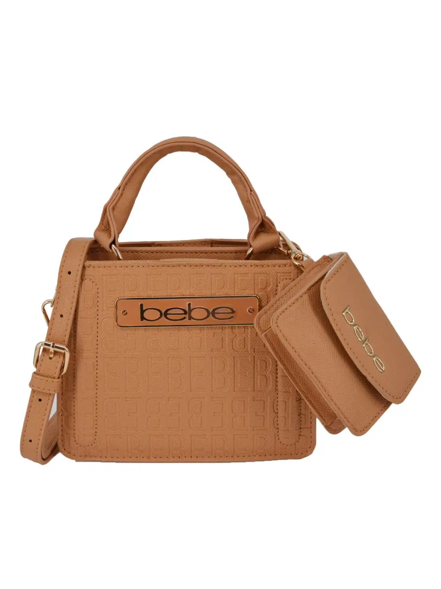 Женская мини-сумка-портфель Thea Bebe — изображение 1 из 4, верблюжий