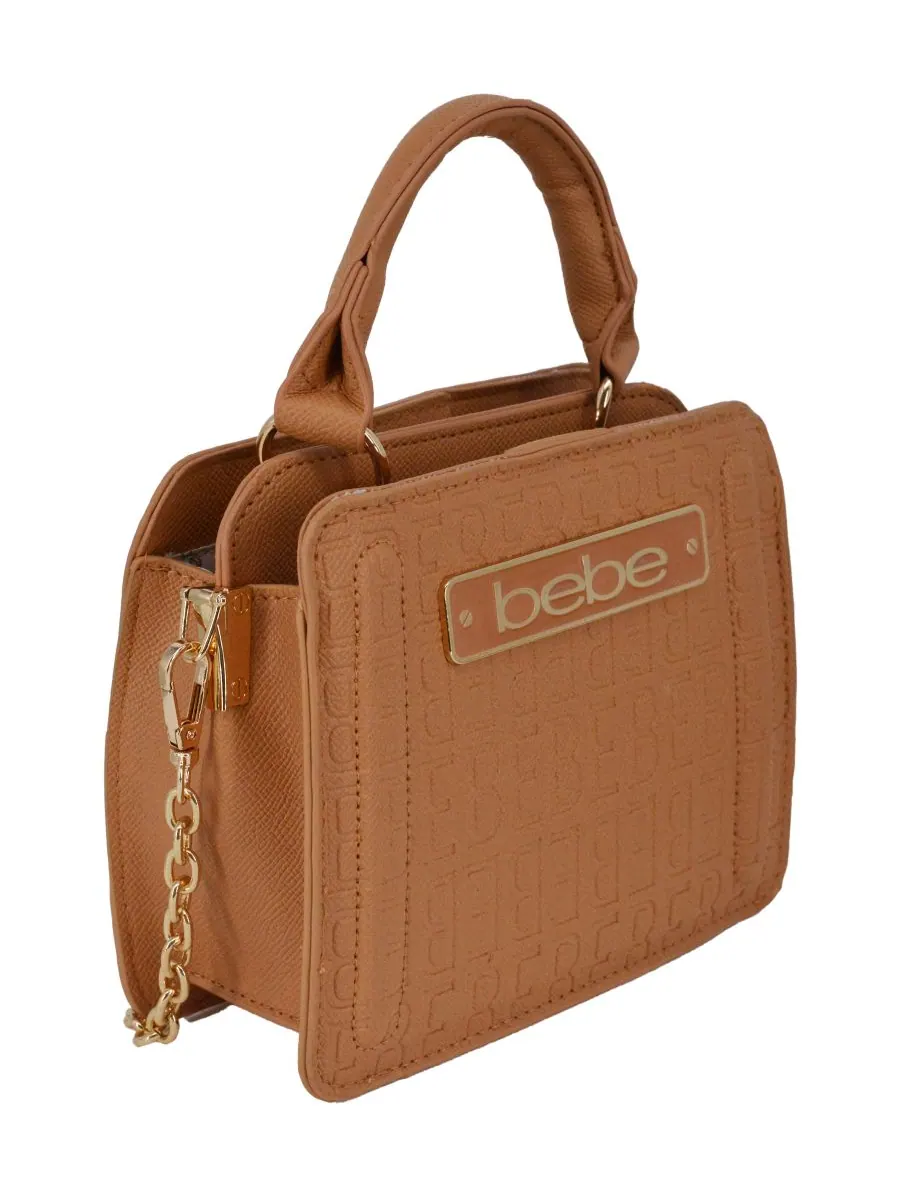 Женская мини-сумка-портфель Thea Bebe — изображение 3 из 4, верблюжий