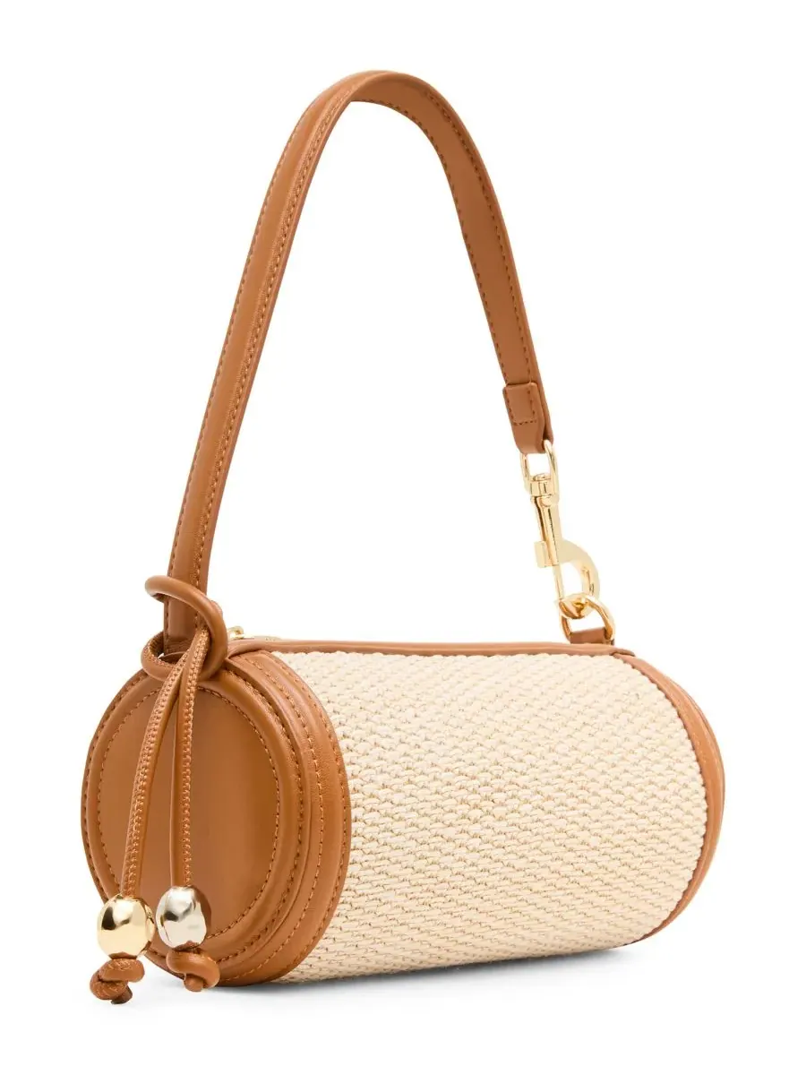 Маленькая рафиевая сумка Bpriya Steve Madden, светлый-natural — изображение 3 из 5, натуральный