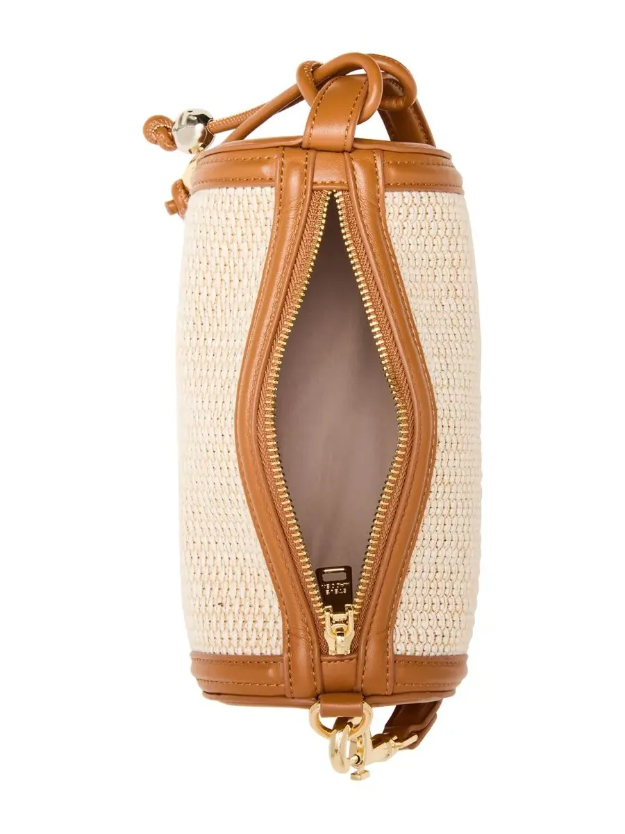 Маленькая рафиевая сумка Bpriya Steve Madden, светлый-natural — изображение 4 из 5, натуральный