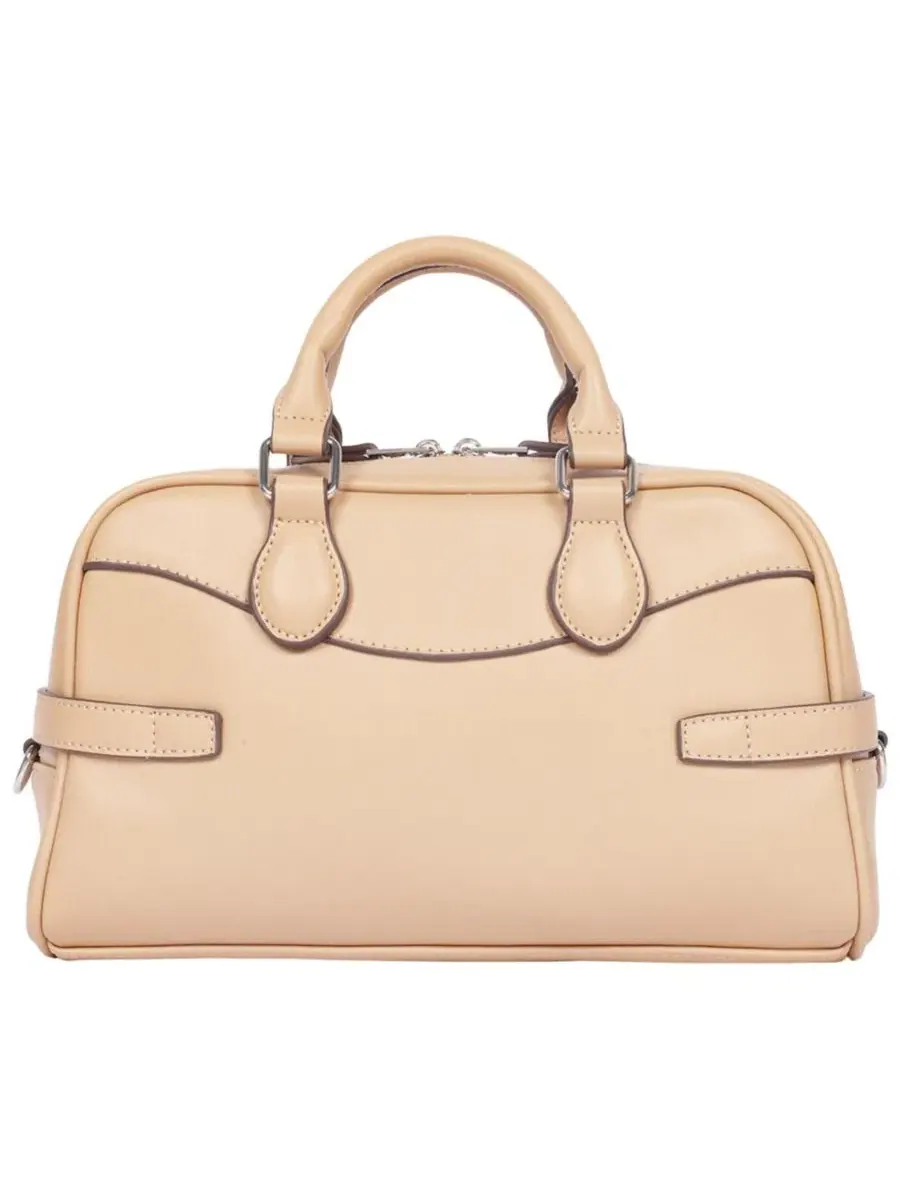 Женская сумка Brooks Smooth PU Belted Satchel с верхней ручкой и съемным плечевым ремнем True — 8