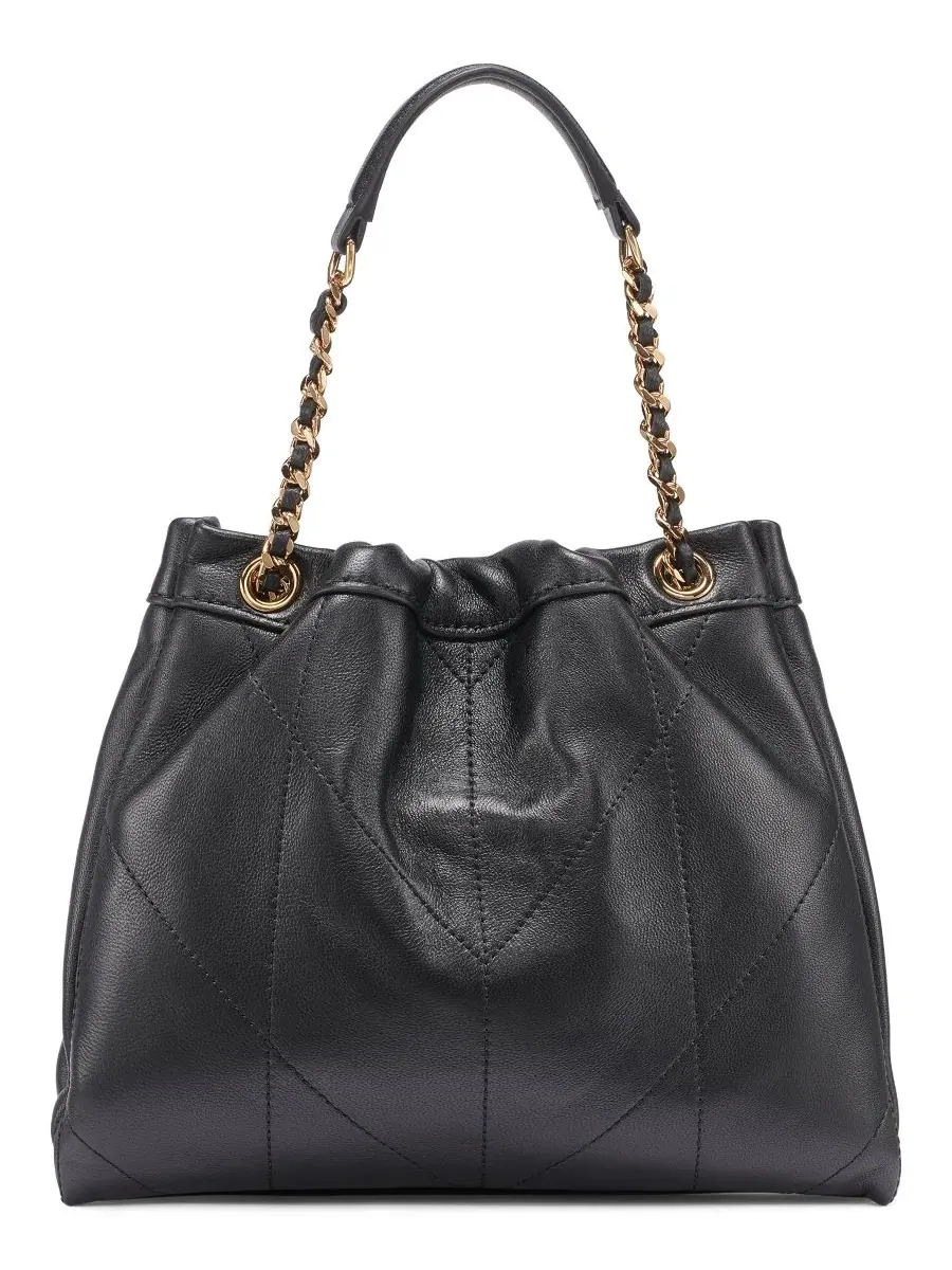 Небольшая сумка-кроссбоди Amandine Small Crossbody Handbag KARL LAGERFELD PARIS — изображение 2 из 8, черный/золотистый