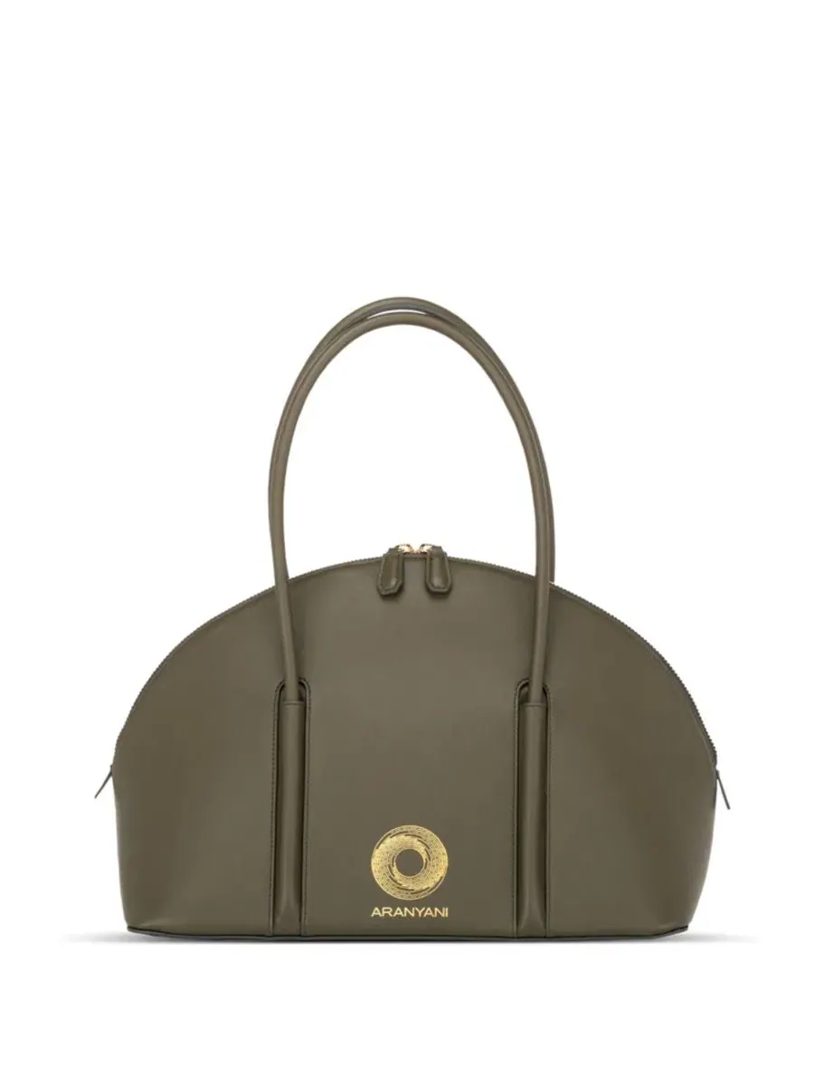 Сумка с ручками Kiko Monogram Debossed Aranyani — зеленый