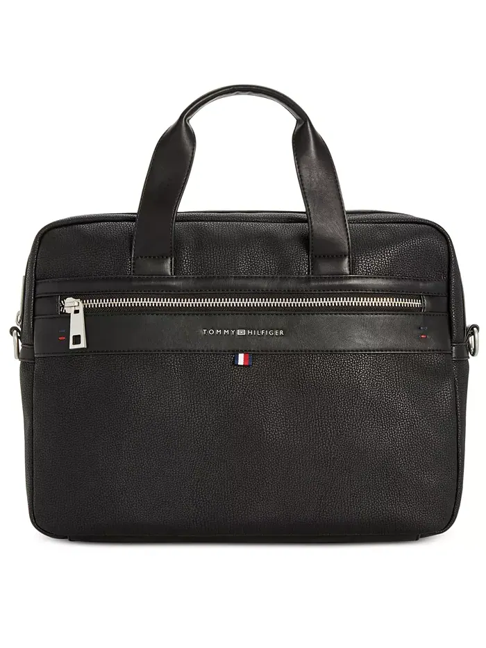 Мужской портфель Leo из искусственной кожи Pebble Tommy Hilfiger — 1