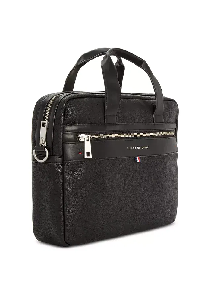 Мужской портфель Leo из искусственной кожи Pebble Tommy Hilfiger — 4