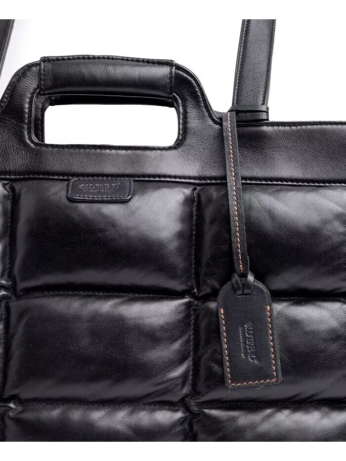 Сумка-тоут Puffy Clover OLD TREND — изображение 6 из 13, черный