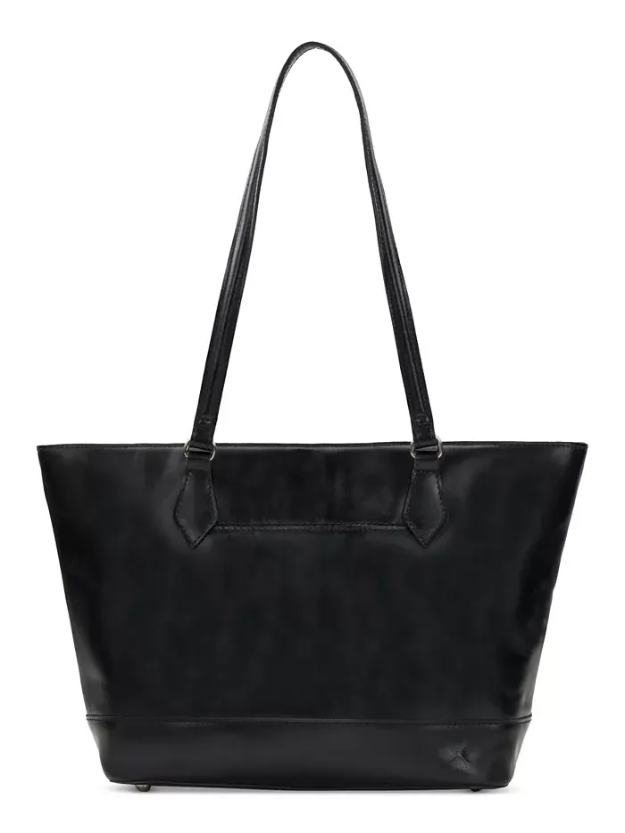 Сумка-тоут Meka Extra Large Leather Tote Patricia Nash — черный