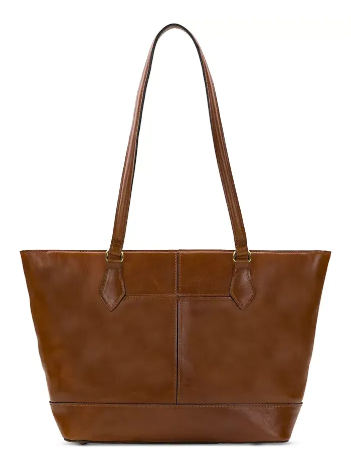 Сумка-тоут Meka Extra Large Leather Tote Patricia Nash — изображение 3 из 6, коричневый