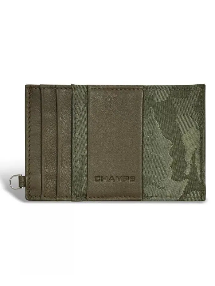 Мужская коллекция Camo, кожаный тонкий картхолдер CHAMPS