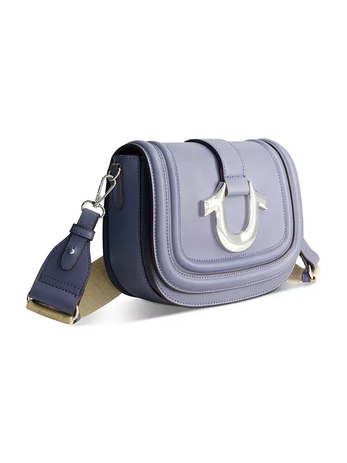 Saddle Bag сумка с золотой фурнитурой True Religion — изображение 3 из 3, синий