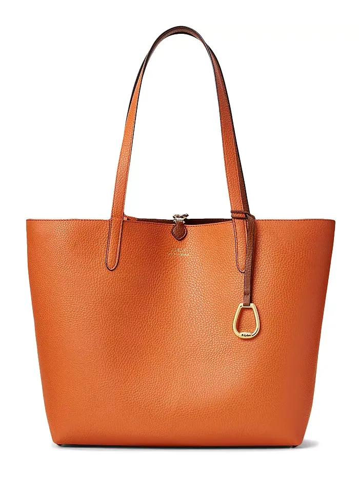 Сумка-шоппер реверсивная из искусственной кожи Lauren Ralph Lauren — изображение 2 из 5, коричневый