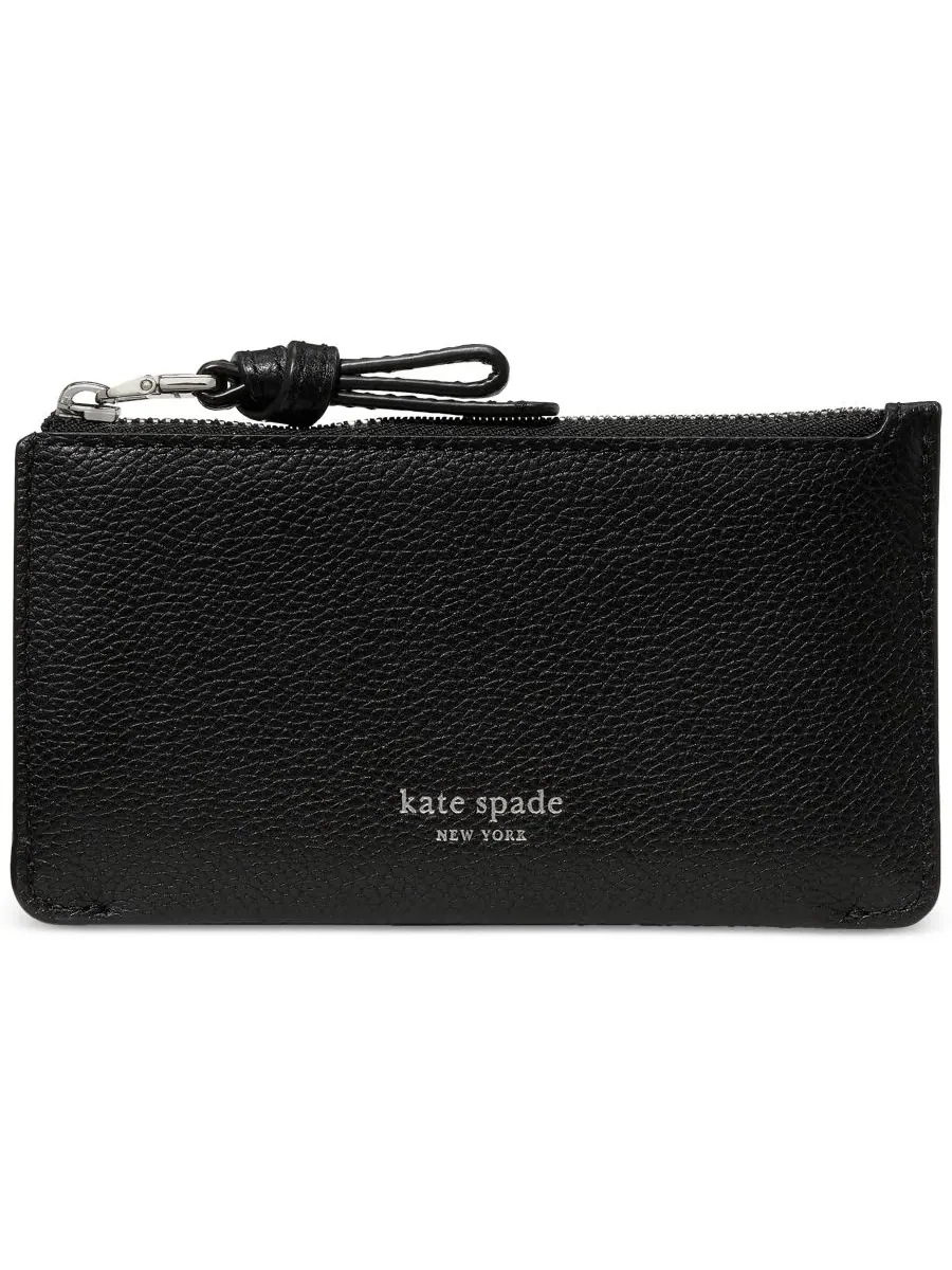 Чехол для кредитных карт Loop Zip Kate spade new york — изображение 1 из 4, черный