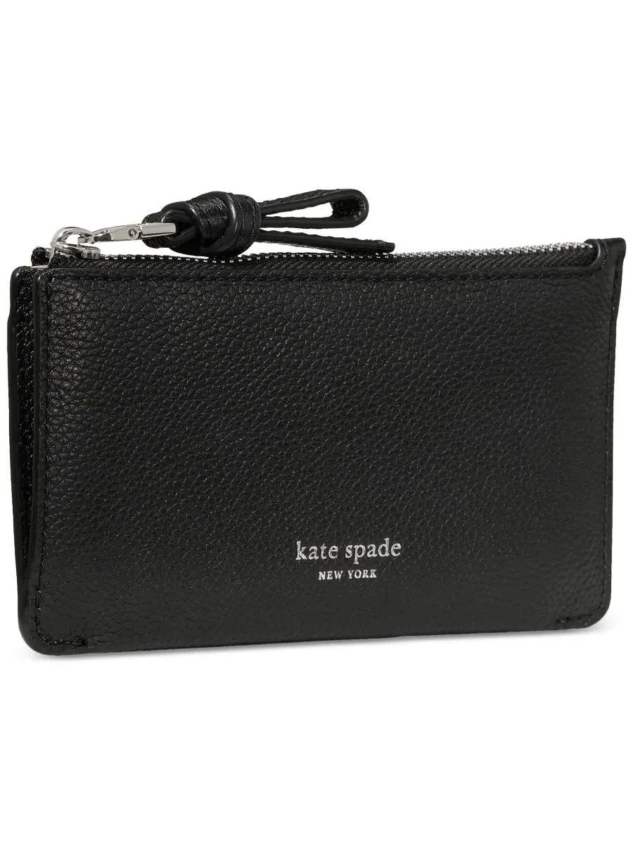 Чехол для кредитных карт Loop Zip Kate spade new york — изображение 2 из 4, черный