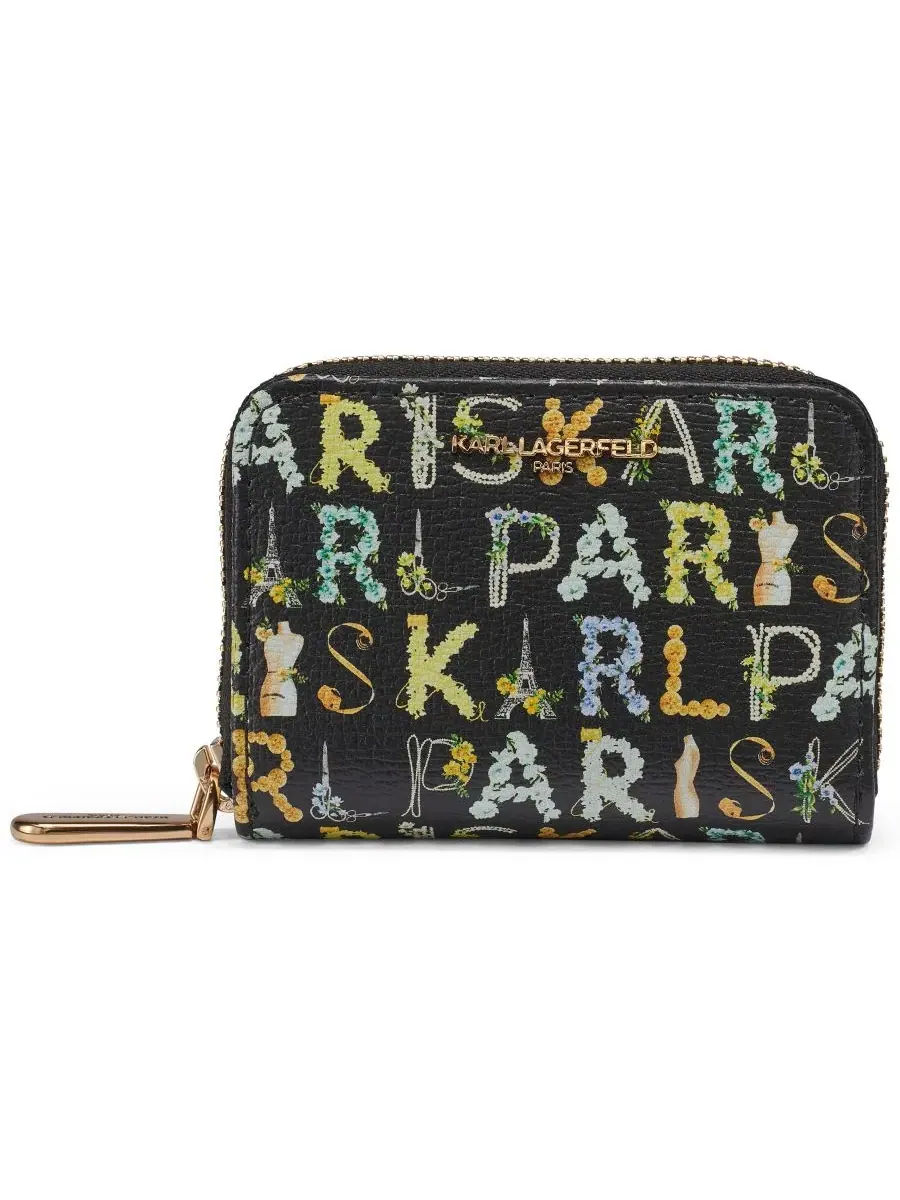 Мини-кошелек с застежкой-молнией KARL LAGERFELD PARIS