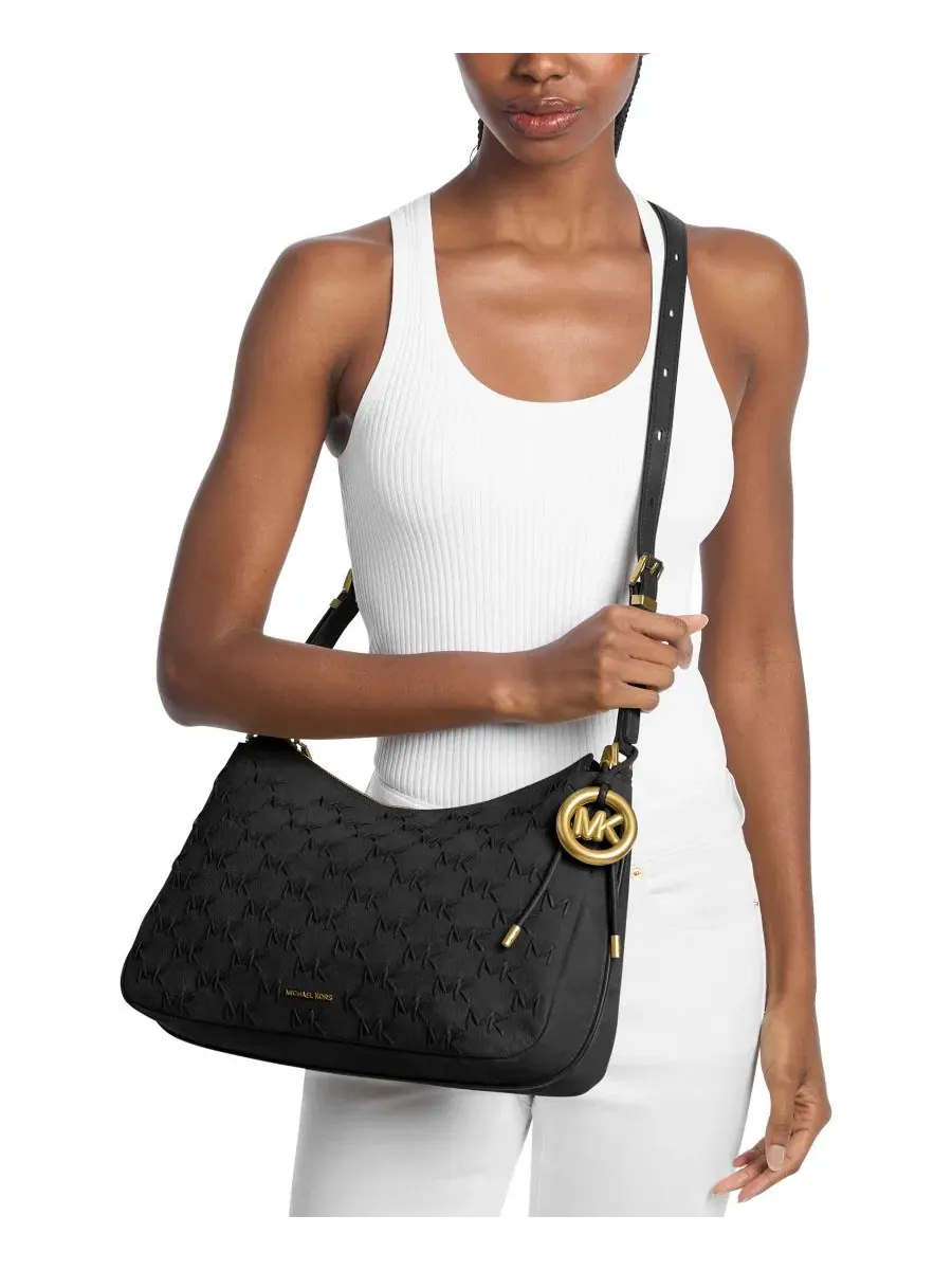 Сумка женская кросс-боди 100% кожа Michael Kors Nolita — изображение 2 из 5, черный