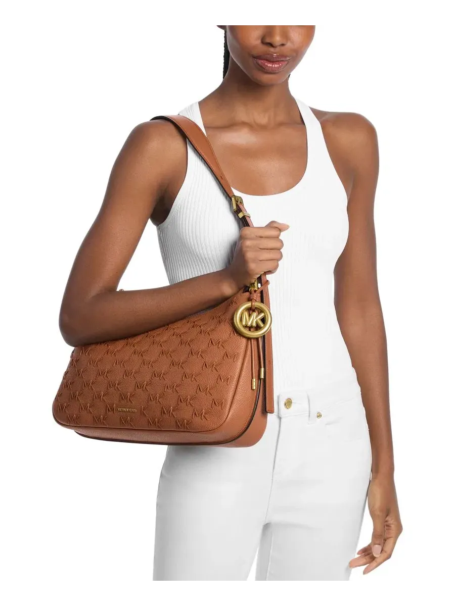 Сумка женская средняя кросс-боди корпус - 100% кожа Michael Kors Nolita Zip-Top Convertible Shoulder — изображение 2 из 5