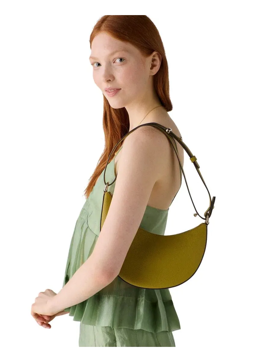 Сумка-кроссбоди Duo Small Pebbled Leather kate spade new york — изображение 2 из 12, зеленый