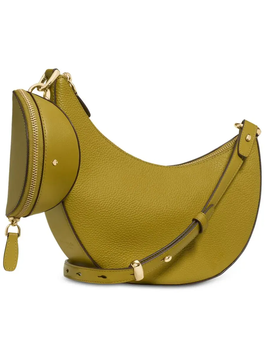 Сумка-кроссбоди Duo Small Pebbled Leather kate spade new york — изображение 5 из 12, зеленый