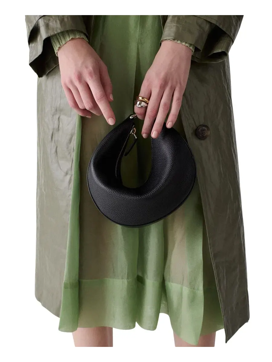 Сумка-кроссбоди Duo Small Pebbled из кожи kate spade new york — изображение 10 из 10, черный/серебристый