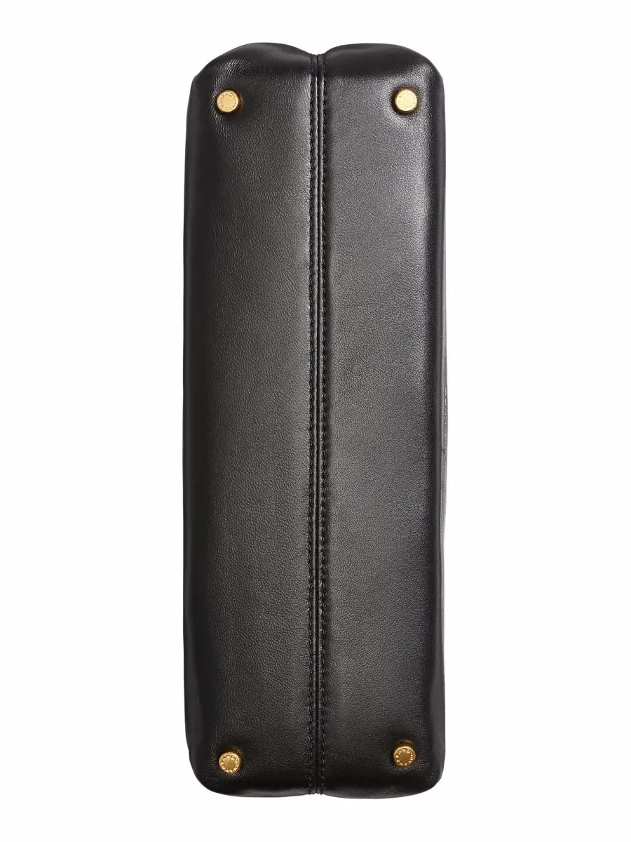 Сумка-клатч из поплина через плечо Donna Karan New York — изображение 5 из 5, черный/золотистый