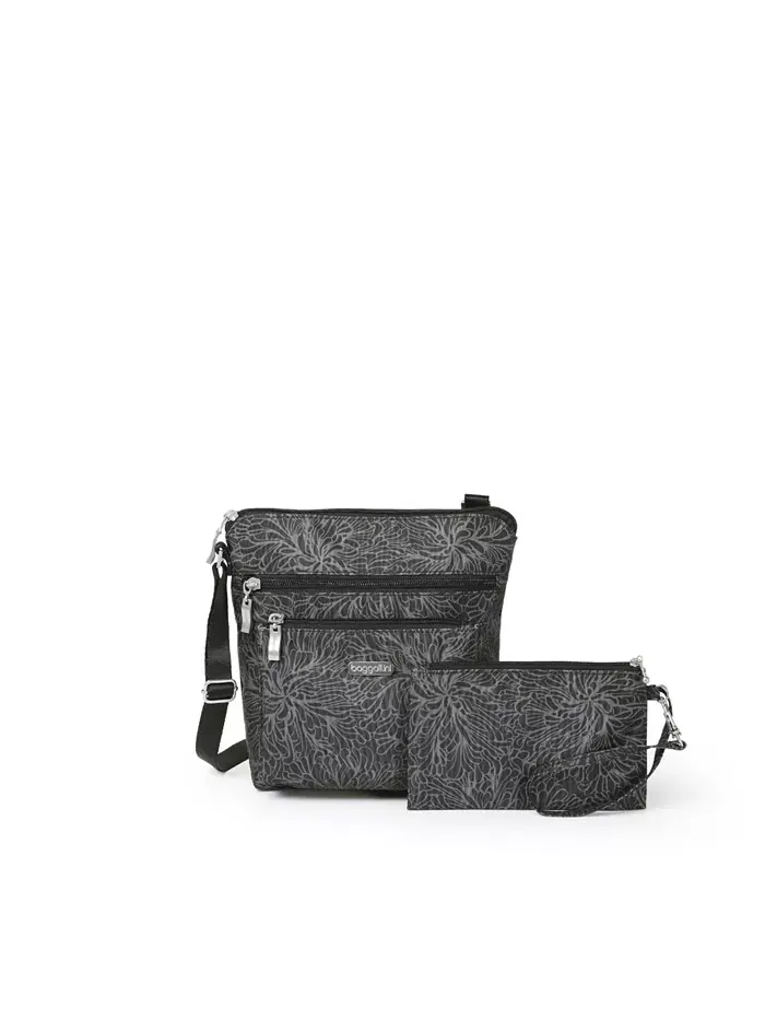 Женская сумка-кроссбоди с карманом Baggallini — изображение 1 из 1, пляжный