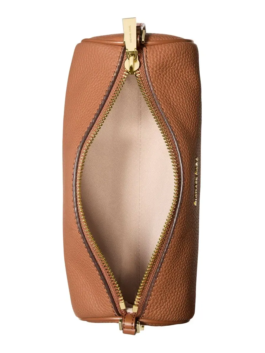 Сумка женская малая клатч Michael Kors Izzy Barrel Pouchette — изображение 2 из 3, коричневый