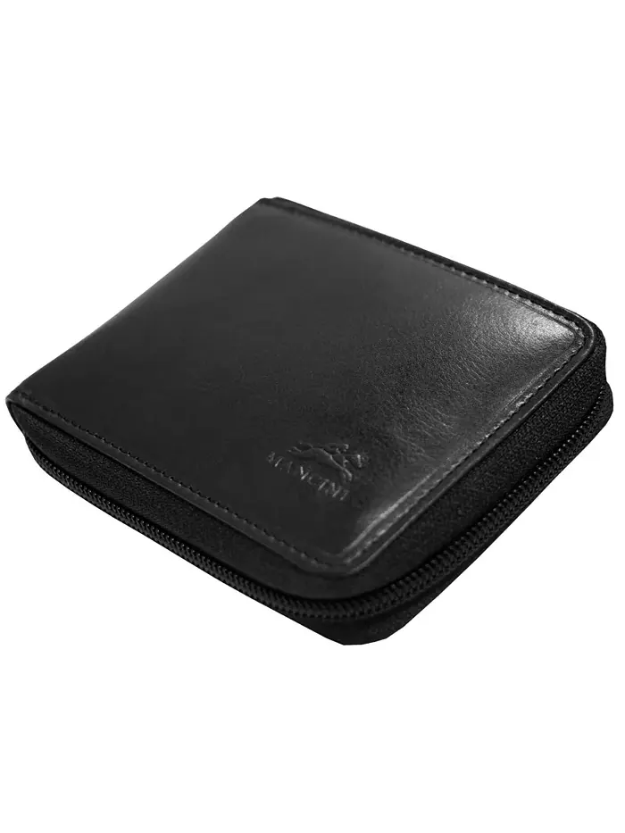 Мужской кошелек Boulder Collection с защитой RFID, молнией и съемным паспортным блоком Mancini — изображение 9 из 9