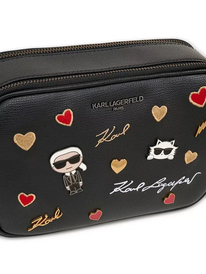 Сумка кроссбоди Maybelle с булавками Cate KARL LAGERFELD PARIS — изображение 2 из 5, мульти/черный