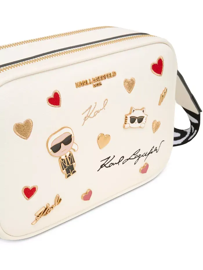 Сумка кроссбоди Maybelle с булавками Cate KARL LAGERFELD PARIS — изображение 2 из 5, мульти/белый
