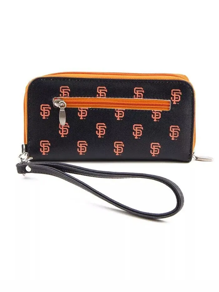Женский кошелек San Francisco Giants с застежкой-молнией и запястьем Eagles Wings