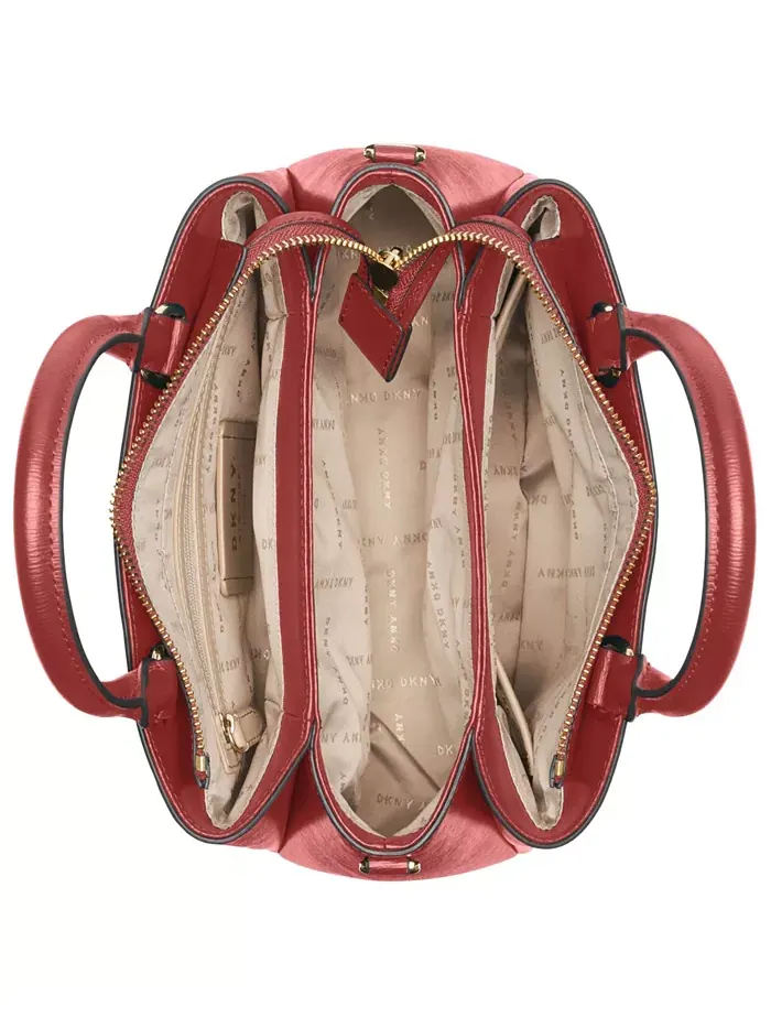 Сумка Paige Medium Satchel с регулируемым ремешком — изображение 2 из 5, яркий красный