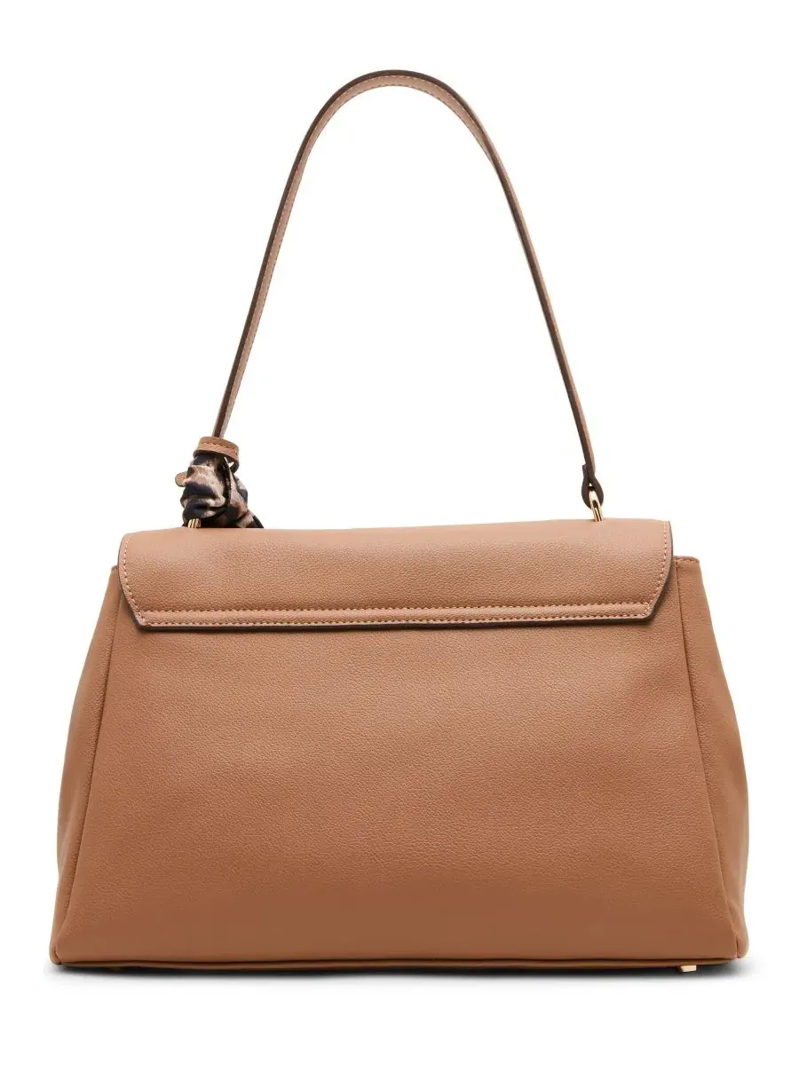 Сумка через плечо с шарфом, средняя Anne Klein — изображение 2 из 6, коричневый