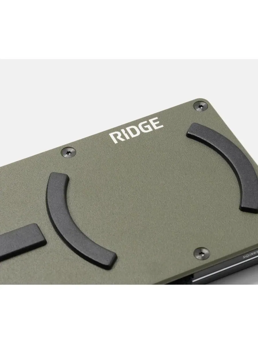 The Ridge Мужской кошелек RIDGE для Magsafe - матовый оливковый - ремешок для денег — изображение 3 из 9